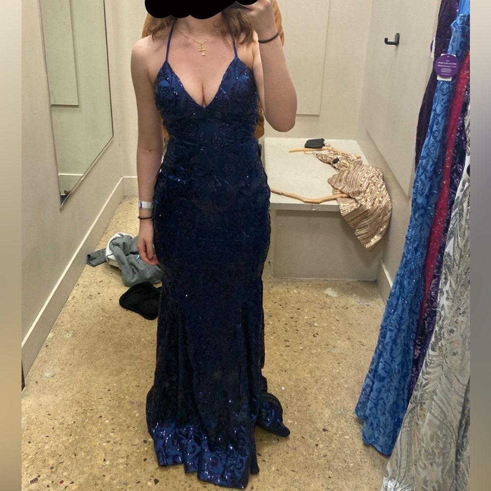 Winsdor Navy Prom Dress